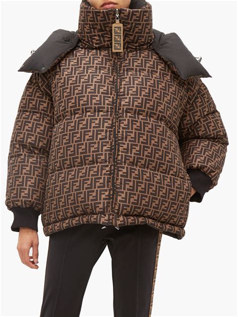 fendi puffer jacket reversible|fendi puffer jacket women's.